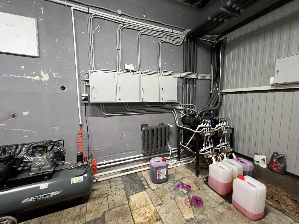 Автомойка самообслуживания на 8 постов